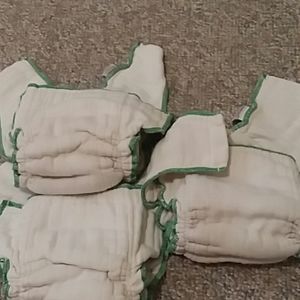 3 cloth-eez workhorse organic cloth diapers